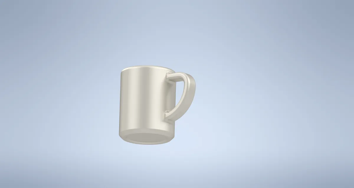 mug cup 모델링 & 렌더링 2