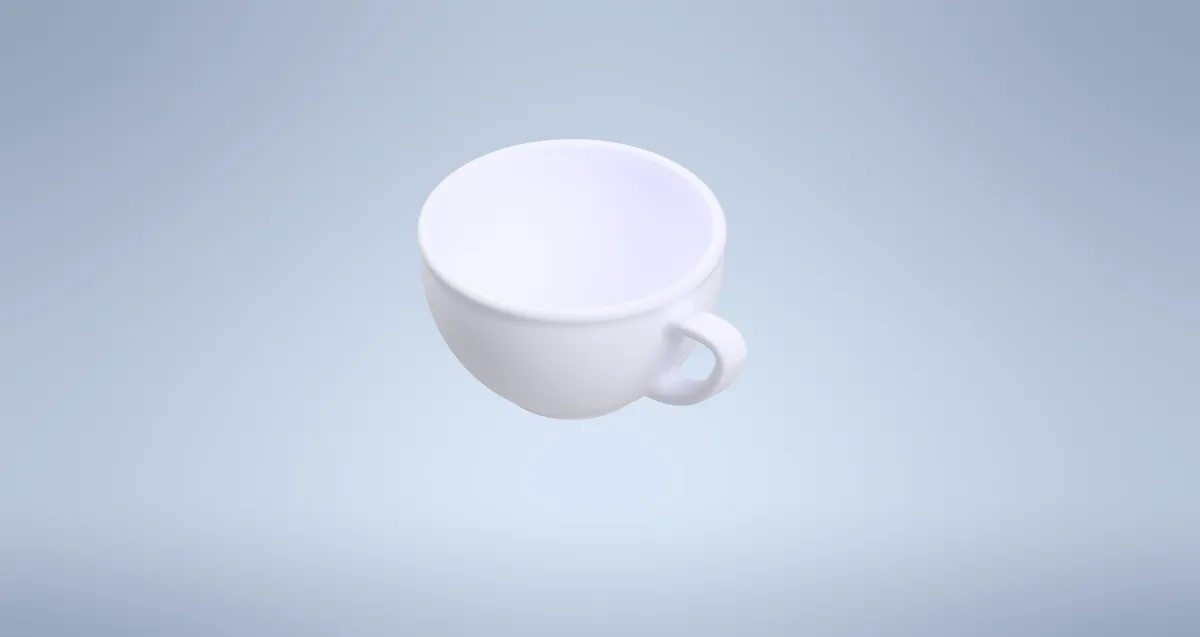 mug cup 모델링 & 렌더링